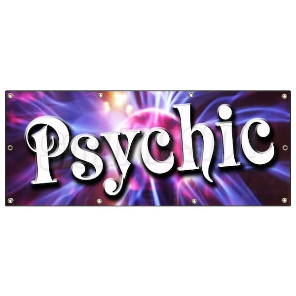 PSYCHIC BANNER SIGN palm reader signs readings fortune teller